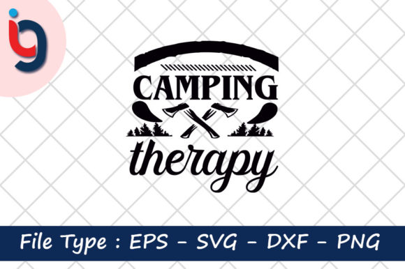 Adventure Svg Design, Camping Therapy