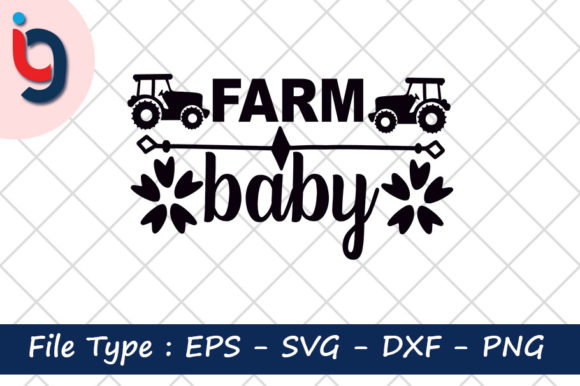 Farm House Svg Design, Farm Baby