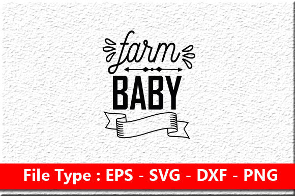 Farm House Svg Design, Farm Baby