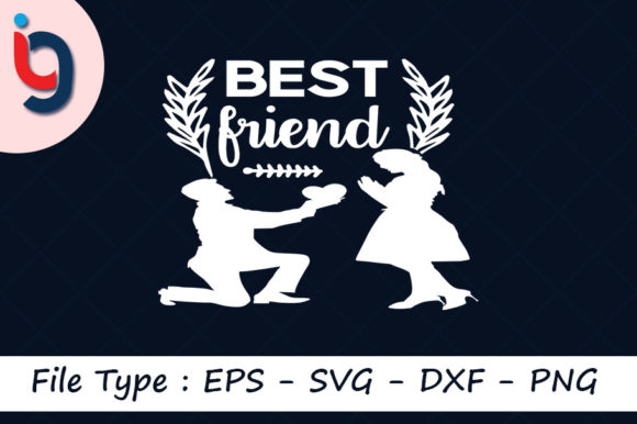 Valentine’s Day Svg Design for Best Friends
